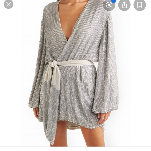 retrofete silver dress